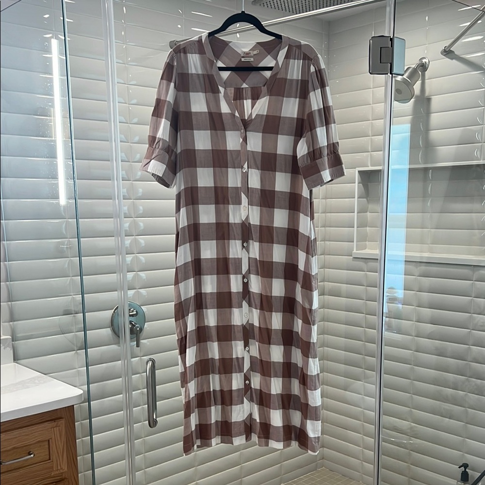 Faherty ‘Helena’ buffalo checked dress